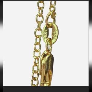 18k Yellow Gold Filled Chain Link Necklace with Lobster Clasp #goldjewelry #gold